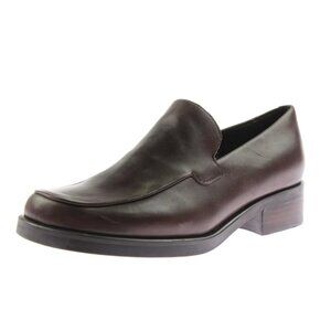 Franco Sarto Women’s Bocca Brown Leather Loafers Size 8